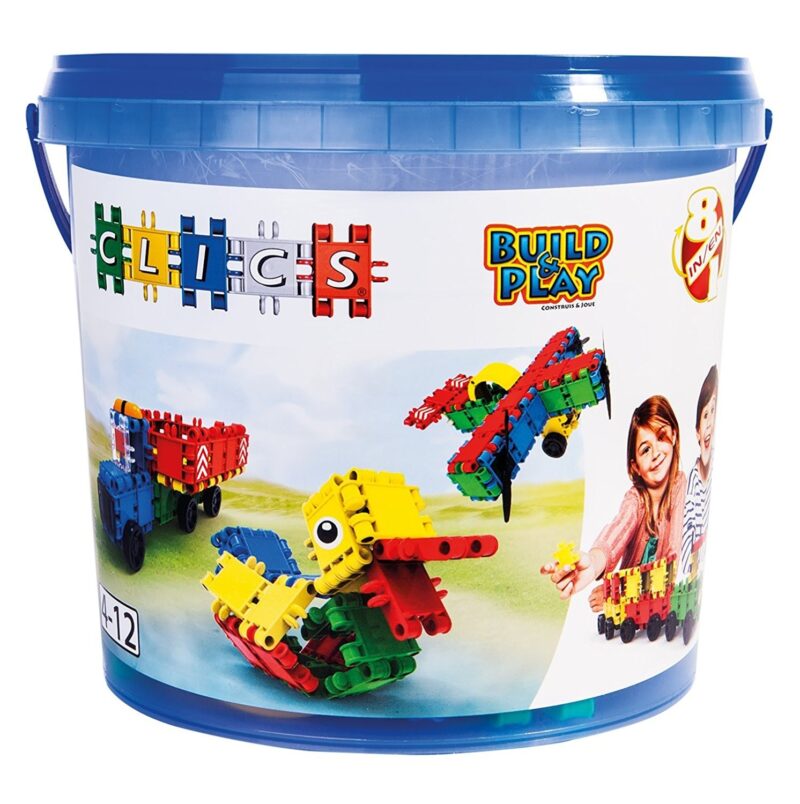 Clics Build&Play Bucket 8 in 1 CB198