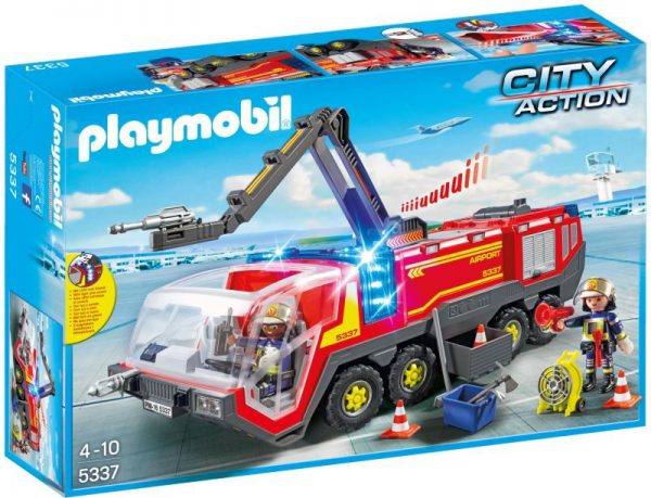 Playmobil 5337 Airport Fire Engine with Lights and Sound