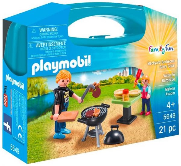 Playmobil 5649 Backyard Barbecue Carry Case