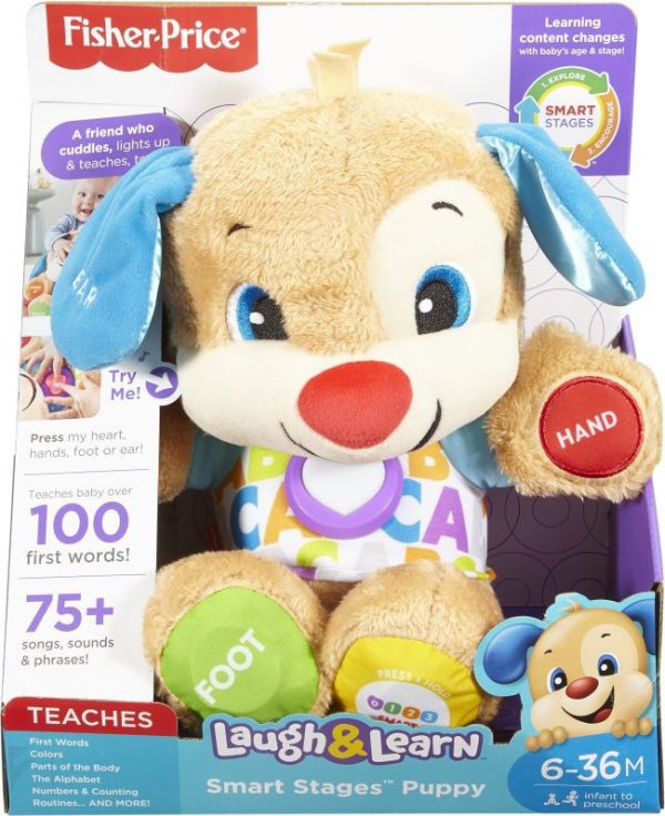 Fisher Price Laugh & Learn Εκπαιδευτικό Σκυλάκι Smart Stages (FPN78)