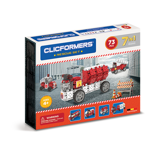 Clicformers Theme διασωστικά οχήματα (7 σε 1) 73τε CL802003