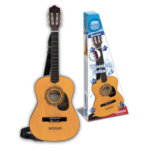 Bontempi Wooden Guitar 92 Cm W/Shoulder Strap 21 9220
