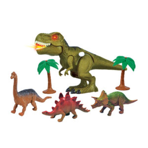 Red Box Dinosaur Playset With Light Sound T-Rex 24378
