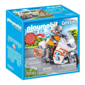 Playmobil 70051 Διασώστης Με Μοτοσικλέτα