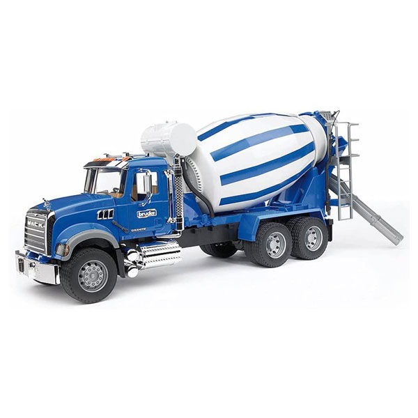 Bruder MACK Granite Cement mixer 02814 - Image 2