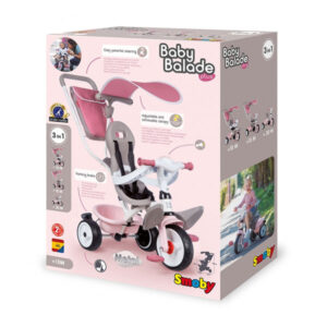SMOBY BABY BALADE PLUS TRICYCLE PINK 741401