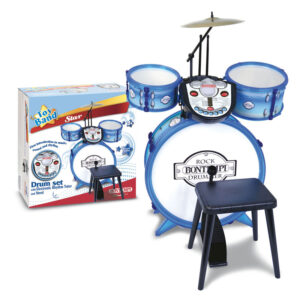 Bontempi Drum Set 4 Pcs With Electronic Tutor 52 5602