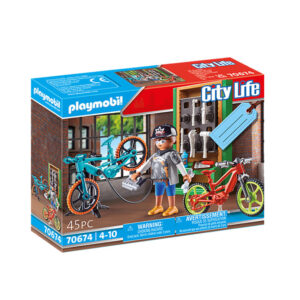 Playmobil Gift Set Συνεργείο ποδηλάτων 70674