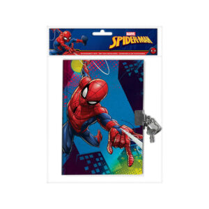 Diary Witch Lock Spiderman Mv15956