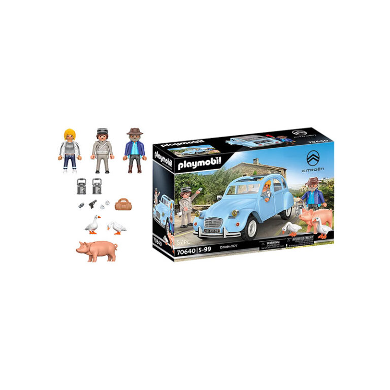 Playmobil® Citroën 70640 Citroën 2CV + Figurines Dès 5 Ans