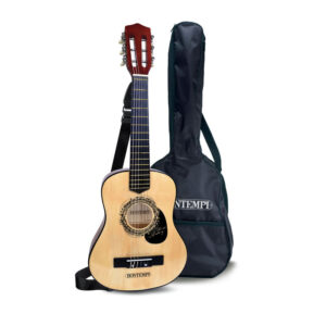 Bontempi Wooden Guitar 75 Cm W/Shoulder Strap And Carry-Bag  21 7531