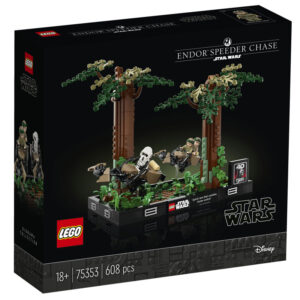 LEGO Star Wars Tm 75353 Endor Speeder Chase Diorama