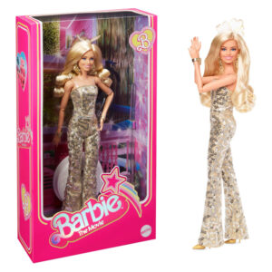 Barbie Collectible Movie Gold Disco Jumpsuit Hpj99