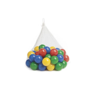 Bath Balls - 6 Cm - 100 Pcs In Netting T02842