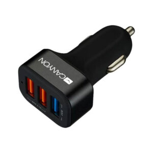 Car Charger Canyon C-07 Qc 3.0 2.4A/3Usb-A Black (Cne-Cca07B)