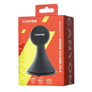 Car Holder Canyon Ch-6 Magnetic Black (Cne-Cchm6)