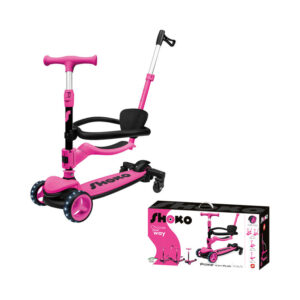 Shoko Scooter Prime 4 In 1 Plus Ροζ 5004-50523