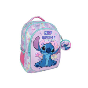 Τσαντα Πλατης 32X18X43 3Θηκες Lilo & Stitch Having A Blast