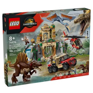 LEGO 76976 Jurassic World Spinosaurus & Quetzalcoatlus Air Mission