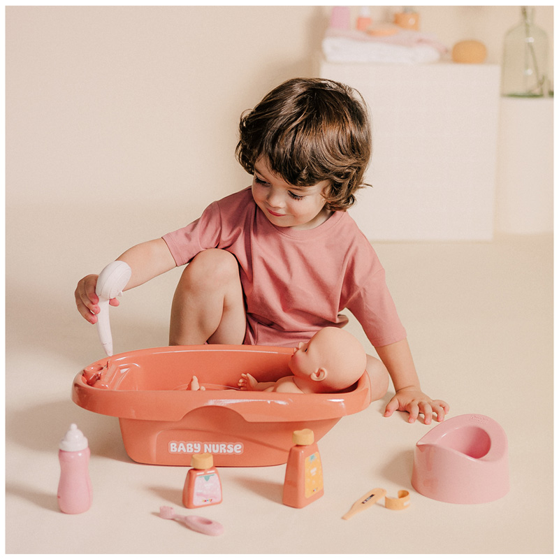 Smoby Baby Nurse Bath Set And Accessories 7600220383 - Image 2