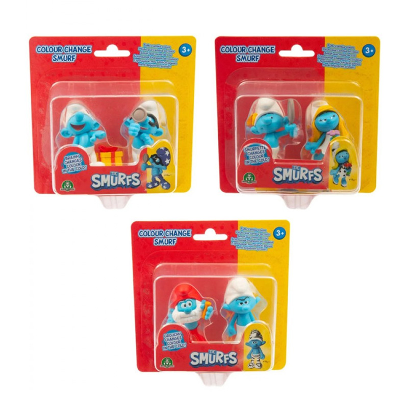 Smurfs 2 Φιγουρες 5 Εκ. Με Αλλαγη Χρωματος Puf34000 - Image 2