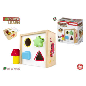 Woomax-Wooden Shapes Box +12M 42754